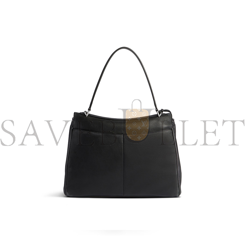 Ba*len*cia*ga Ba*len*cia*ga rodeo medium tote silver hardware 789772 (35*23.3*10.9cm)