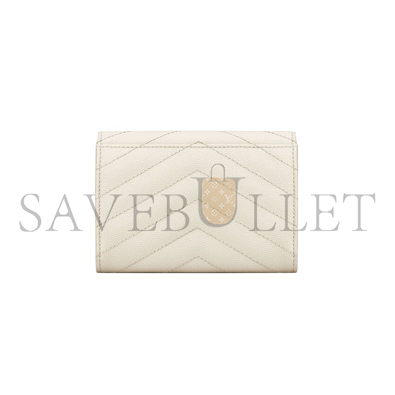Y*L cassandre matelassÉ small envelope wallet in grain de poudre leather 414404bow019207 (13.5*9.5*3cm)