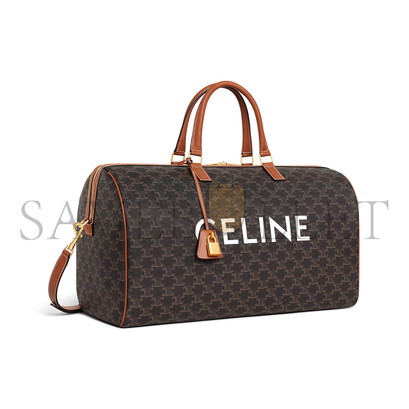 Ce1i*e large travel bag in triomphe canvas with Ce1i*e print 191472cyx.04lu (50*27*23cm)