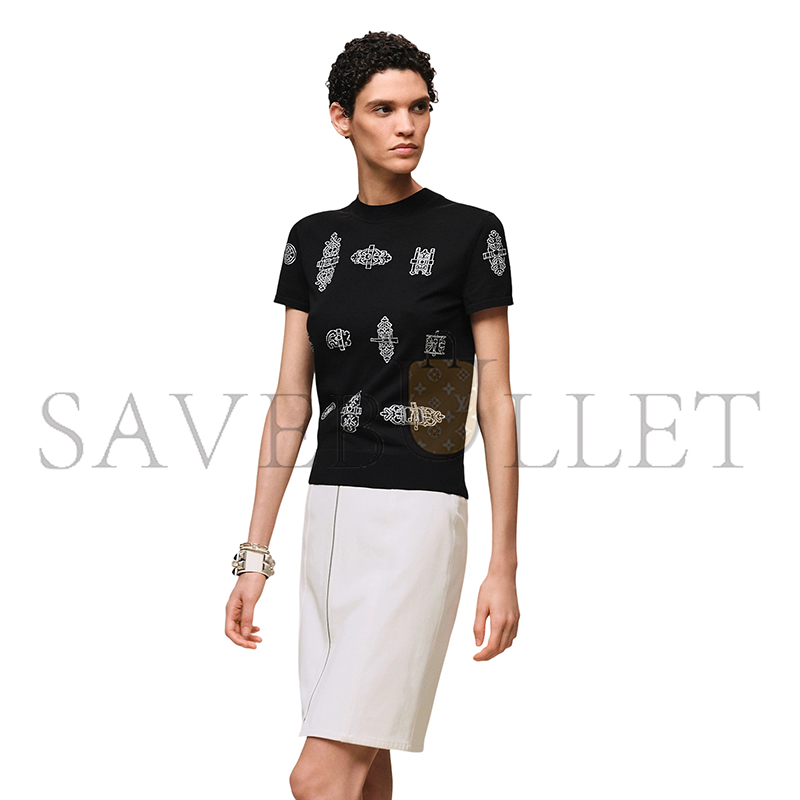 H**me5 ferronnerie short-sleeve sweater h6e2685dc0238