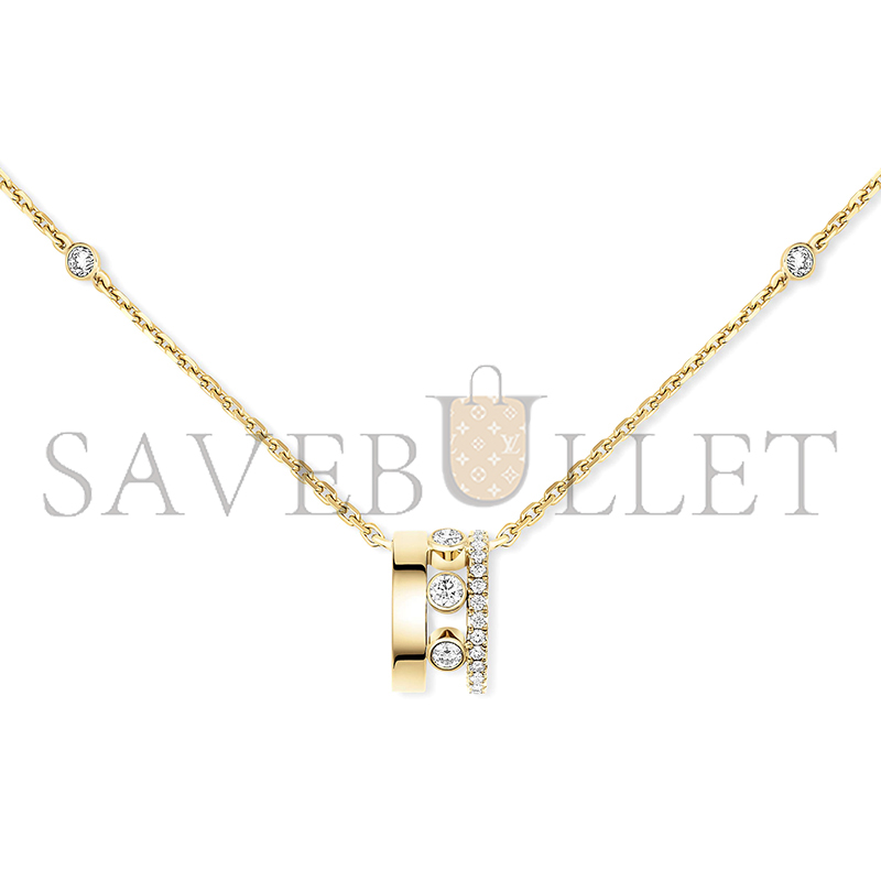 Mes1kaa move romane pendant necklace yellow gold d1am0nd necklace 07158-yg
