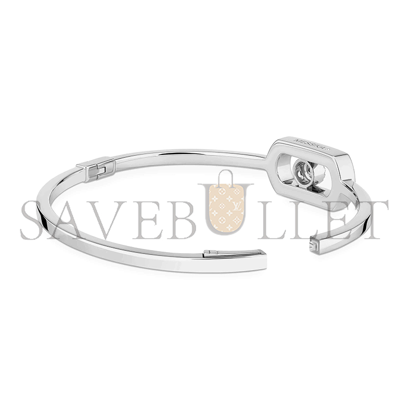 Mes1kaa so move bangle white gold d1am0nd bracelet 13757-wg