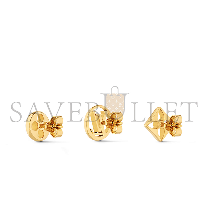 l0vis Vvtt0n crazy in lock earrings set m00395