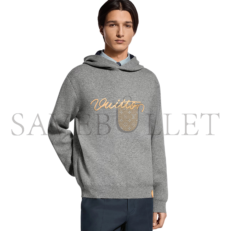 l0vis vvtt0n signature double Fa*e cashmere hoodie 1ajsny