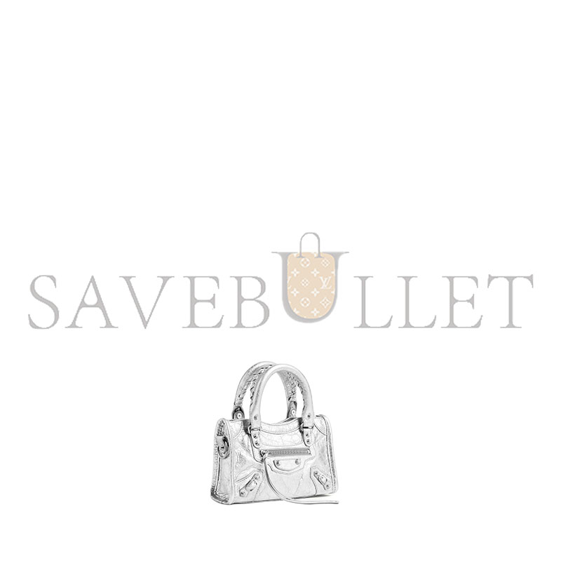 Ba1en*iaga THE LE CITY NANO HANDBAG 8657642AB4V8122 (18.5*12*7cm)